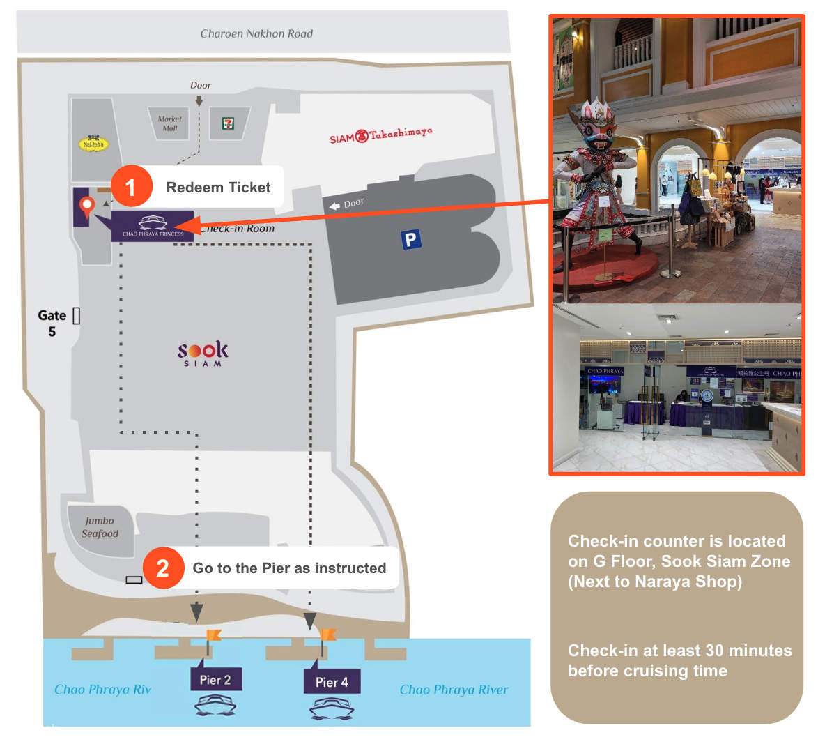 Point de rachat à ICONSIAM